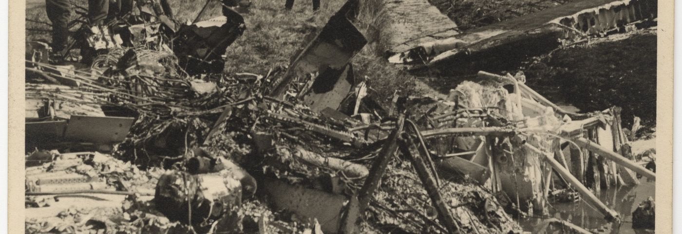 Neergestorte bommenwerper