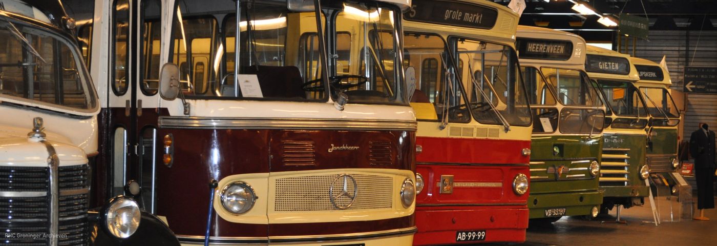 Groninger bussen in het Nationaal Bus Museum