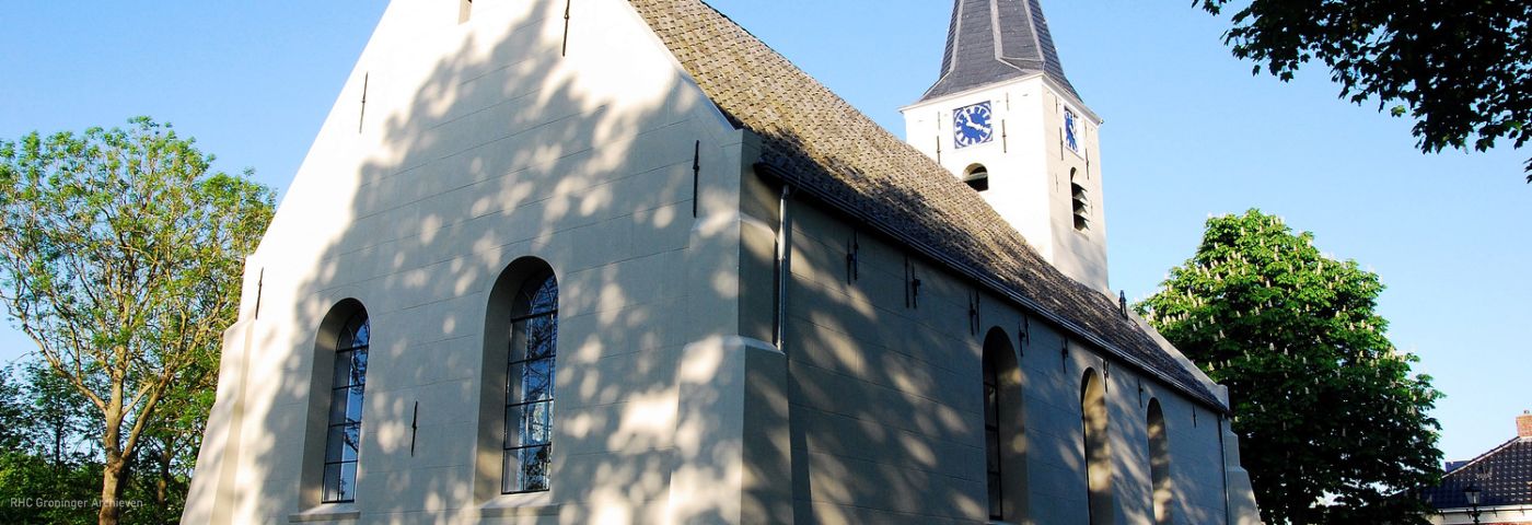 De kerk in Vierhuizen