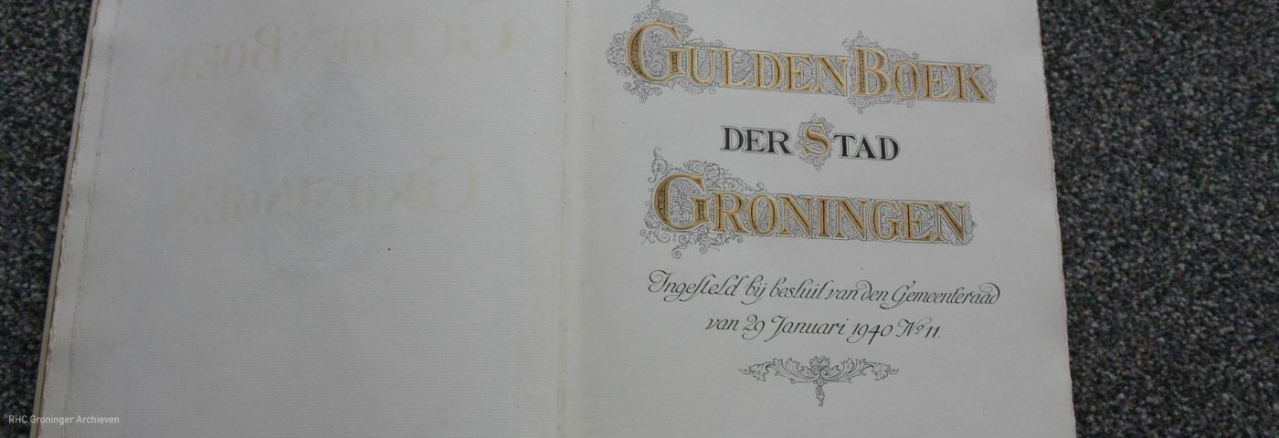 Groningens Gulden Boek en haar Ereburgers
