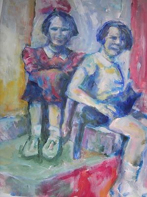 Schilderij: familie Pama