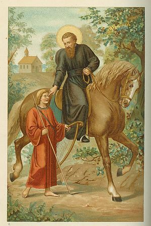 Missionaris Liudger genas de blinde bard Bernlef.