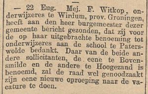 <p>Nieuwsblad van het Noorden, 24 augustus 1894.</p>
