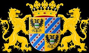 Het wapen van de provincie Groningen.