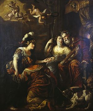 <p>&#39;Allegorie op het goede bestuur&#39;, door Hermannus Collenius geschilderd in 1685. - Collectie Groninger Museum</p>
