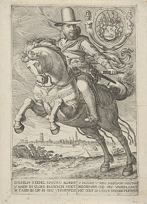 <p>Ruiterportret van Willem Lodewijk, door Pieter Feddes van Harlingen, 1611-1623. &ndash; Collectie Rijksmuseum</p>
