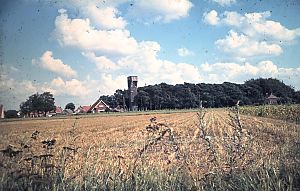 <p>De luchtwachttoren van Onstwedde in 1968. &ndash; Foto: Frans Huizinga</p>
