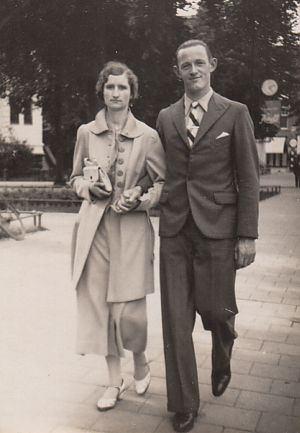Marten Woudstra en zijn vrouw Hinriëtte.