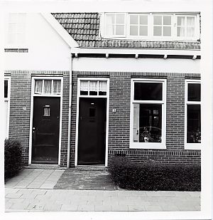 Vitusstraat 21 in Winschoten, 1974 - Foto: familie Slik