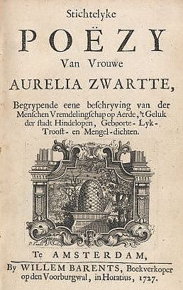 <p>De titelpagina van Swarttes enige bundel. &ndash; Afbeelding: Huygens Instituut voor Nederlandse Geschiedenis</p>
