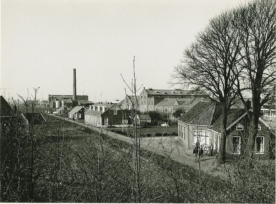 <p>Strokartonfabriek &#39;De Toekomst II&#39; in Scheemda in 1974. - Foto M.A. Douma,&nbsp;Groninger Archieven</p>
