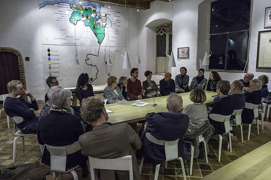 <p>Verhalencaf&eacute; &#39;Herinneringen aan Jan Sterenberg&#39;, vrijdag 16 februari 2018, Museum Klooster Ter Apel. -&nbsp;Foto: Duncan Wijting</p>
