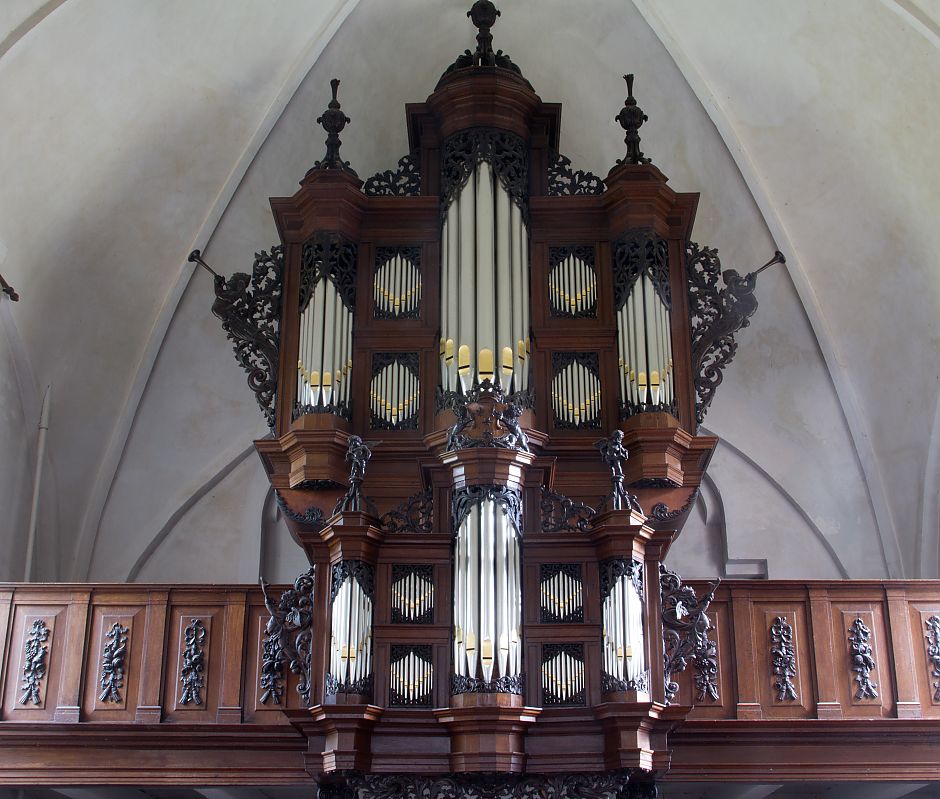 <p>Het orgel in de Dyonisiuskerk van Uithuizen. - Foto: Kees Kugel</p>
