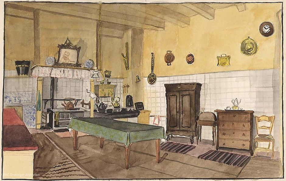 De keuken, door Louise Feith.