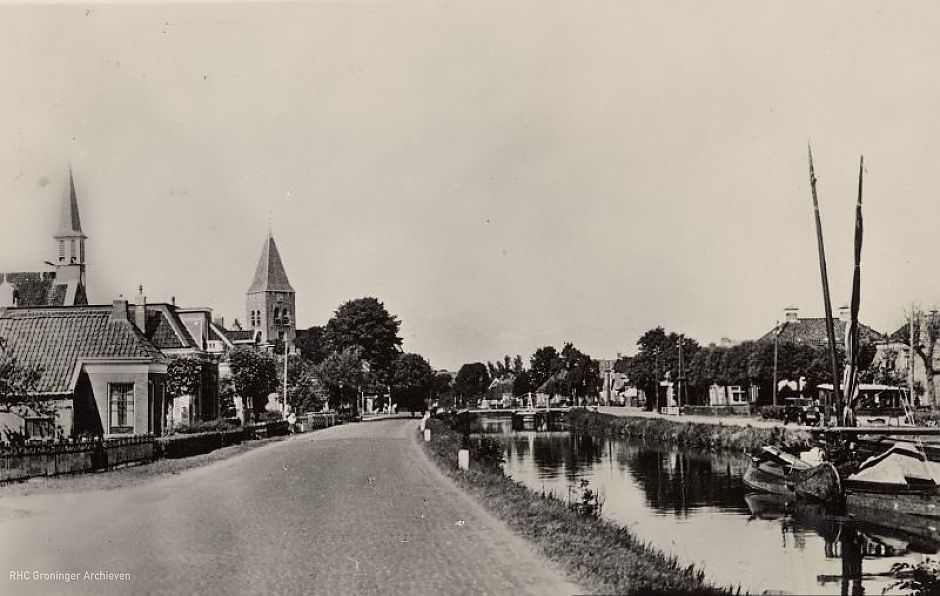 Zuidwolde in 1951 - Foto: J. Oomkens, www.beeldbankgroningen.nl (1986-20767)