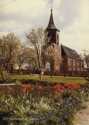 <p>De kerk van Nieuwolda, ca. 1975. &ndash; Foto: H. Wal, Collectie Groninger Archieven (1986-24580)</p>
