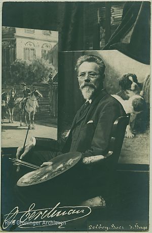 Otto Eerelman, ca. 1900, foto Delboy-Baer, 's Gravenhage, RHC Groninger Archieven (1785-10298)