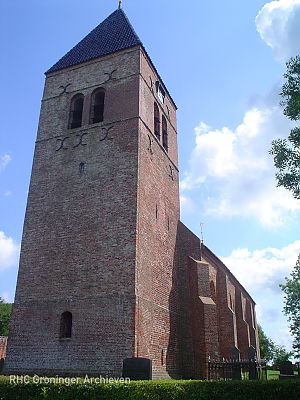 De kerktoren van Westerwijtwerd. - Foto: Kening Aldgilles via Wikimedia Commons