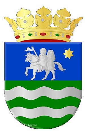 <p>Het wapen van voormalig waterschap Hunsingo</p>
