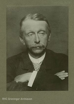 Jacobus Cornelis Kapteyn, ca. 1900, foto Steenmeyer, Groningen, RHC Groninger Archieven (1454-123)