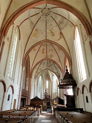 Interieur van de kerk van Noordbroek. - Foto: www.kerknoordbroek.nl