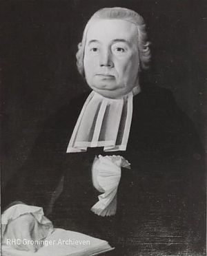 Johan Wichers (1720-1785). Hoofdman der Hoge Justitiekamer te Groningen, die het vonnis velde over Knoop. - Beeld: www.beeldbankgroningen.nl (1785-16384)
